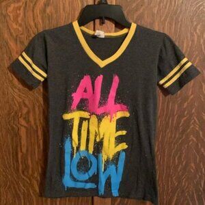All Time Low graphitti logo T-shirt small S